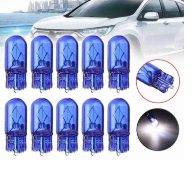 10x Xenon Look W5W 12V T10 Long Standlicht Bremslicht Hecklicht Halogen Birne - Bild 1 von 4
