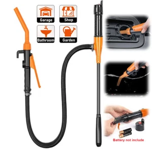 Battery Operated Electric Fuel Transfer Pump Portable Hand Gas Oil Liquid Pump - Picture 1 of 13