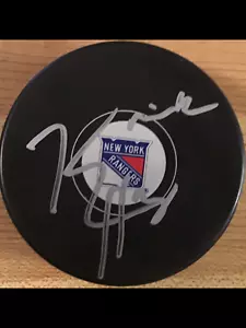 KEVIN HAYES SIGNED NEW YORK RANGERS HOCKEY PUCK w/ COA - Picture 1 of 1