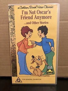 A Golden Book Video I'm Not Oscar's Friend Anymore & Other Stories VHS Tape B22 - Picture 1 of 3