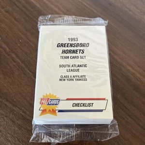 DEREK JETER 1993 FLEER GREENSBORO HORNETS PROCARDS MiLB TEAM SET - Picture 1 of 2