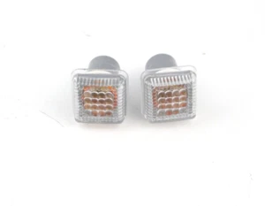 2x Ford Escort MK3 Fiesta MK2 Sierra MK2 Orion Indicator Side Repeater White - Picture 1 of 3
