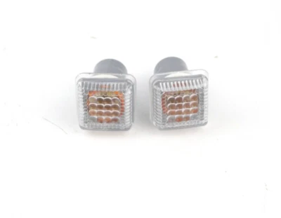 2x Ford Escort MK3 Fiesta MK2 Sierra MK2 Orion Indicator Side Repeater White - Image 1 of 3