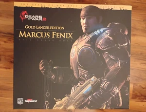 Busto Marcus Fenix Gold Lancer Edition TriForce Gears Of War 2 scala epica 12/100 - Foto 1 di 6