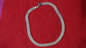 .925 Sterling Silver Chain 17" Necklace 34.0g; 3/8" Width - Picture 1 of 8