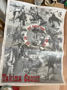 Yakima Canutt Signed Poster Champion Rodio Rider, Stuntman, and Actor Stagecoach - Picture 1 of 1