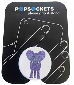 Authentic Popsockets Elephant Purple PopSocket Pop Socket Phone Holder - Picture 1 of 3