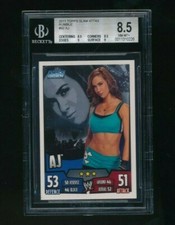 2011 Topps WWE Slam Attax Rumble AJ Lee RC Rookie BGS 8.5