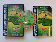 SEGA SATURN SEGA WORLDWIDE SOCCER 98 CLUB EDITION Sega Boxed Game *