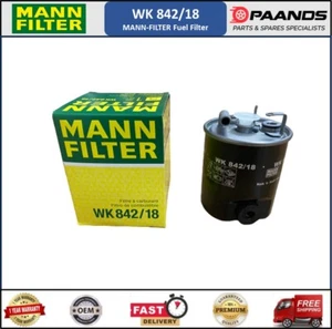Fuel Filters MANN Filter WK842/18 for MERCEDES SPRINTER A6110920101 Brand New - Picture 1 of 7