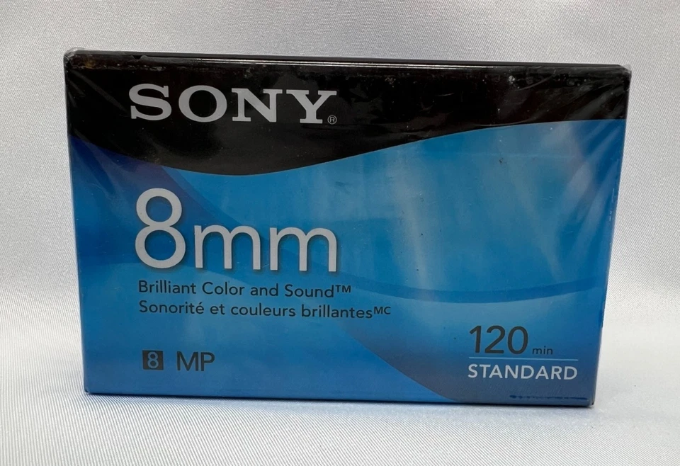 Sony 8mm 120 Minutes 8 MP Video Cassette Video 8 New/Sealed - Image 1 of 4