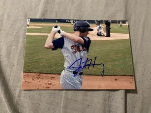 Justin Henry Toledo Mud Hens Baseball foto firmata 4x6 Detroit Tigers - Foto 1 di 1