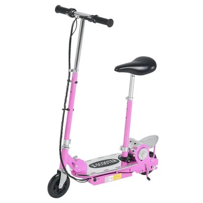 HOMCOM Monopattino Elettrico Bambino Monopattino con Sedile Rosa - Image 1 of 4