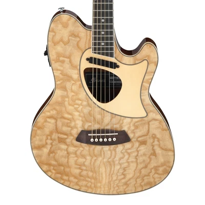 Ibanez TCM50 Talman Double Cutaway A/E Guitar - Natural High Gloss - Image 1 of 4