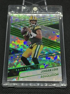 2025 Revolution Jordan Love #99 Holo Green #/12 Green Bay Packers Color Match - Picture 1 of 2