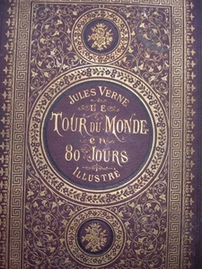 7763 Verne Le tour du monde en 80 jours Hetzel Premier tirage - Picture 1 of 12