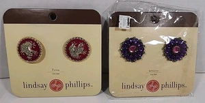 Juego de 2 broches intercambiables Kenslee Fiona Lindsay Phillips nuevo con etiquetas - Imagen 1 de 6