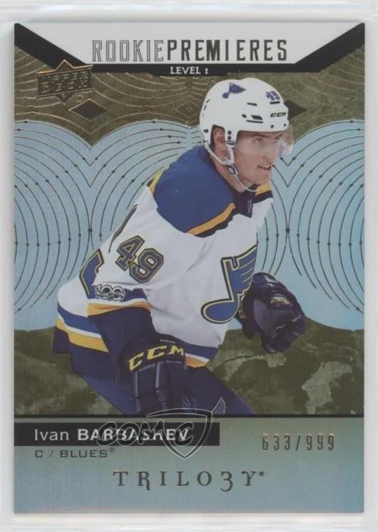 2017-18 Upper Deck Trilogy Premieres Level 1 /999 Ivan Barbashev #65 Rookie RC - Image 1 of 2