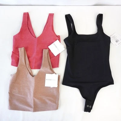 Beyond Yoga Spacedye Good Day Cropped Tanks & Base Bodysuit - W Size XS Lot of 3 - Image 1 of 4