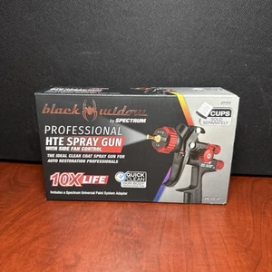 Black Widow by Spectrum BW-HTE-SF Professional HTE Spray Gun #56153 #B3 (5675) - Picture 1 of 3