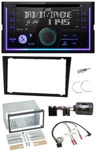 JVC Lenkrad USB 2DIN DAB Bluetooth CD Autoradio für Opel Corsa C Omega B Agila A - Bild 1 von 12