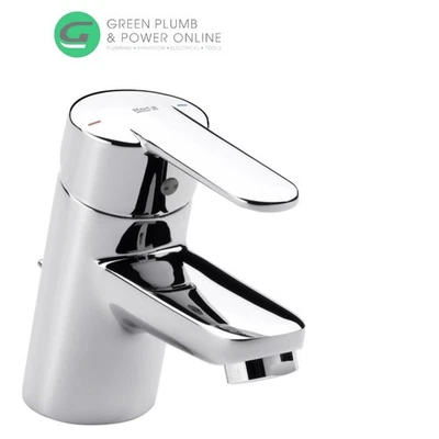 Roca Victoria Basin Mixer Tap with Pop-up Waste In Chrome Luxury Monobloc Tap - Image 1 of 2