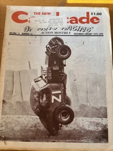 1975 CAVALCADE OF AUTO RACING ACTION MONTHLY Dec - Jan Volume 11 , Number 11 - Picture 1 of 3