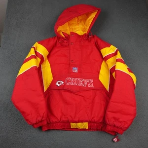 Vintage Kansas City Chiefs Jacke Herren XL rot NFL Football Pullover Starter 90s - Bild 1 von 10