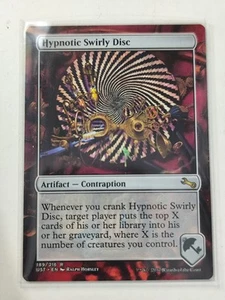 MTG - Hypnotic Swirly Disc - Unstable - 189/216 - Rare - Picture 1 of 2