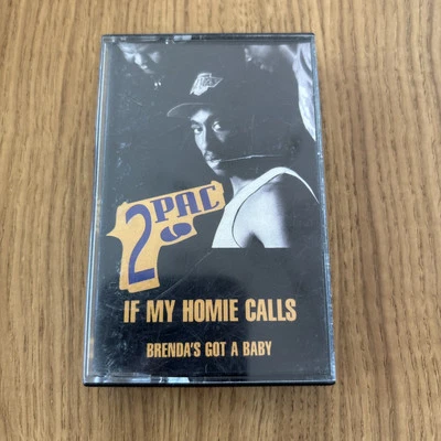 2 Pac - If My Homie Calls: Rare Maxi: Brenda’s Got A Baby Cassette - Image 1 of 4