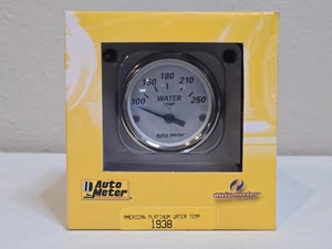 Auto Meter American Platinum Water Temp Guage NIB New W/Instructions #1938 - Picture 1 of 9