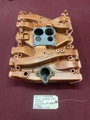 1966-67 Original GM Oldsmobile 400 Intake Manifold Sept 8 - Image 1 of 4