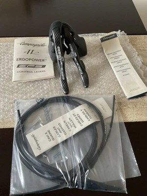 NEW Campagnolo  Chorus 11  Speed EPS Ergopower Carbon Levers Set - Image 1 of 4
