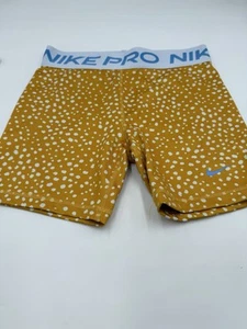 NIKE PRO Girls Size XL Orange Compression5” Shorts - Picture 1 of 9