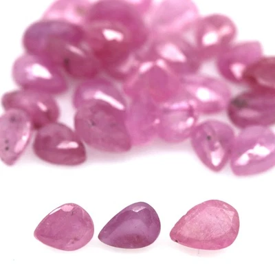 8.71 CT. Heated 28Pcs Pink Ruby Madagascar Pear - Image 1 of 4