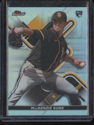 2022 Topps Finest MACKENZIE GORE #22 RC Rookie Refractor MTN4 - Image 1 of 2
