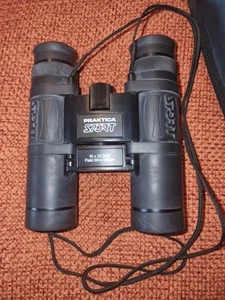 PRAKTICA SPORT 10X25 DCF FIELD 96M/100M.Usado. BINOCULARES - Imagen 1 de 12