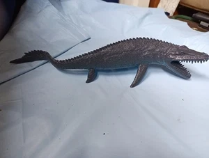 Boley Preistorico Mosasauro Creatura Giocattolo in Plastica - Foto 1 di 5