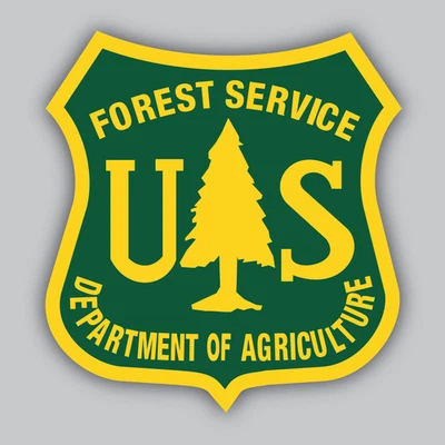 US Forest Service Vinyl Sticker/Decal -USFS -Dept of Agriculture -National Parks - Image 1 of 2
