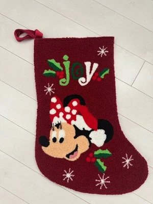 Medias de Navidad 2016 Minnie Mouse Joy Needlepoint de los parques de Disney Foto 1 de 2