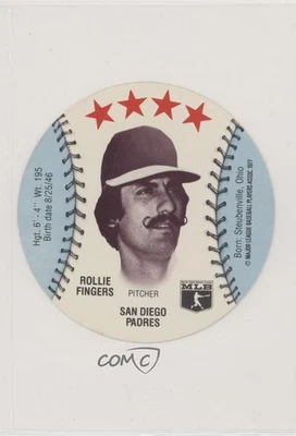 1977 MSA Discs Chilly Willee Frozen Drinks Rollie Fingers HOF - Image 1 of 2