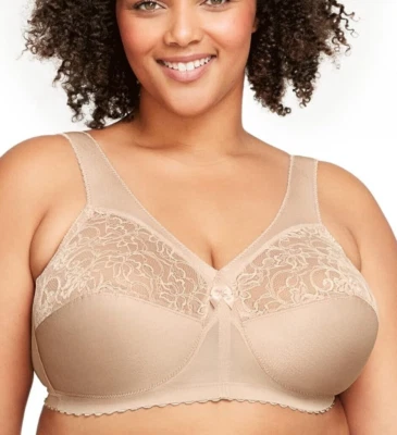 Nuevo Sujetador Glamorise 1000 Magiclift Original Sin Forro Inalámbrico Copa Completa 36C Foto 1 de 4