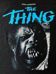 THE THING Screenprinted Shirt SIZE S SMALL 2-Sided John Carpenter - Picture 1 of 4