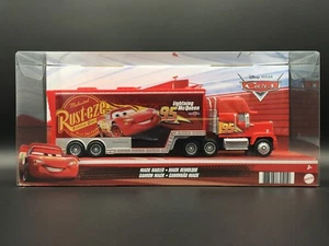 Disney Pixar Cars Mack Hauler 1:55 Lightning McQueen Rusteze 95 Cars 3 - Picture 1 of 8
