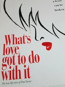 WHATS LOVE GOT TO DO WITH IT THEATER-USED Movie Poster HBO # TINA TURNER DS -C8a - Picture 1 of 9