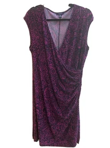 Chaps Women's Floral Cap-Sleeve Stretch Sheath Dress  Size PXL - Picture 1 of 4