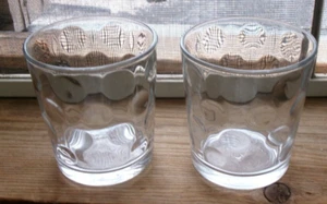 Circleware Thumbprint Whiskey On the Rocks Glasses Set of 2 OF10 - Picture 1 of 3