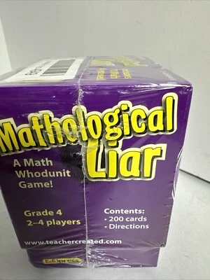 Edupress Mathological Liar, Grade 4 new sealed - Image 1 of 4
