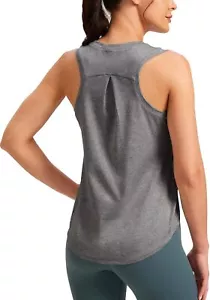 Women's Workout Tops Sleeveless Athletic Tops Running Tank for Sports Exercise - Picture 1 of 57