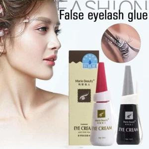 Eyelash Glue Clear Waterproof Strong Adhesive Makeup H9F2 Glue Eye 12ml N7J4 - Picture 1 of 17